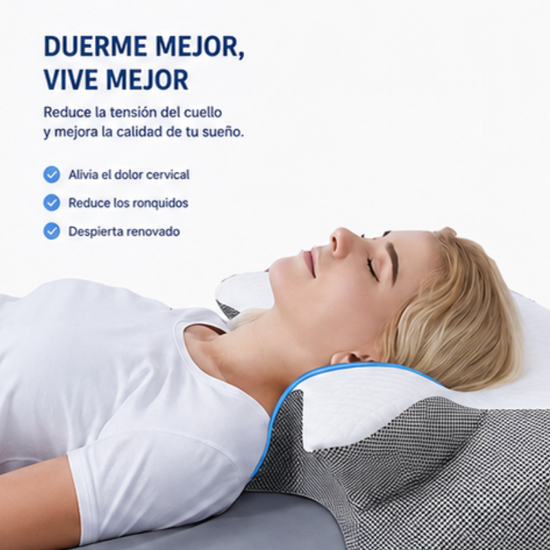 Almohada cervical ergonómica